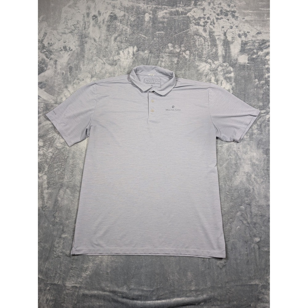 Anetik Polo Shirt Mens XL Mauna Lani Golf Performance UPF 30+ Lightweight